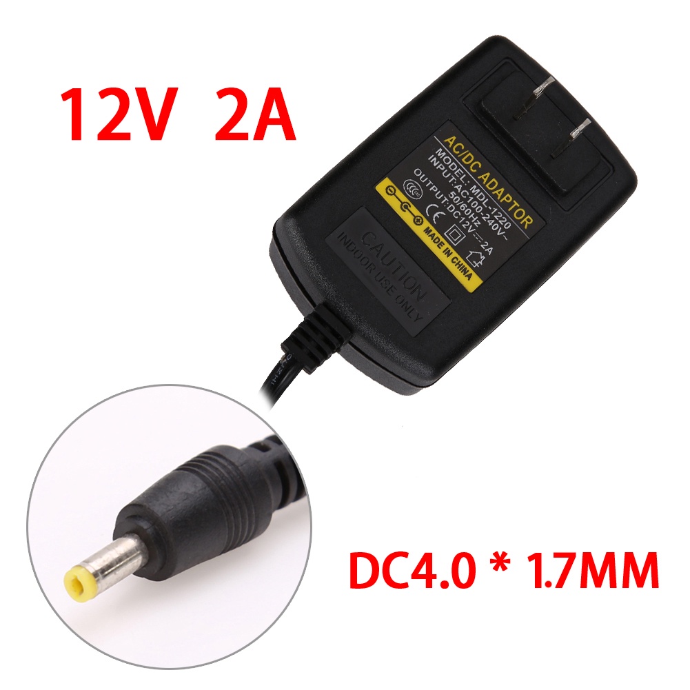 Nguồn Adapter DC 12V 2A Đầu Ra 4.0x1.7mm