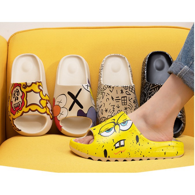 Dép lê nam nữ quai ngang Spone Bob Full Box- Hàng loại 1