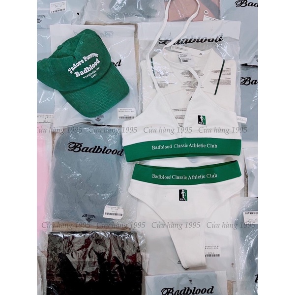 Set bikini viền xanh siêu hot (có 3 loại) - CarotShop