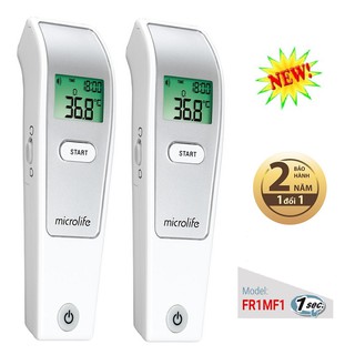 Com Bo 2 Chiếc Nhiệt Kế Hồng Ngoại Đo Trán Microlife - FR1MF1