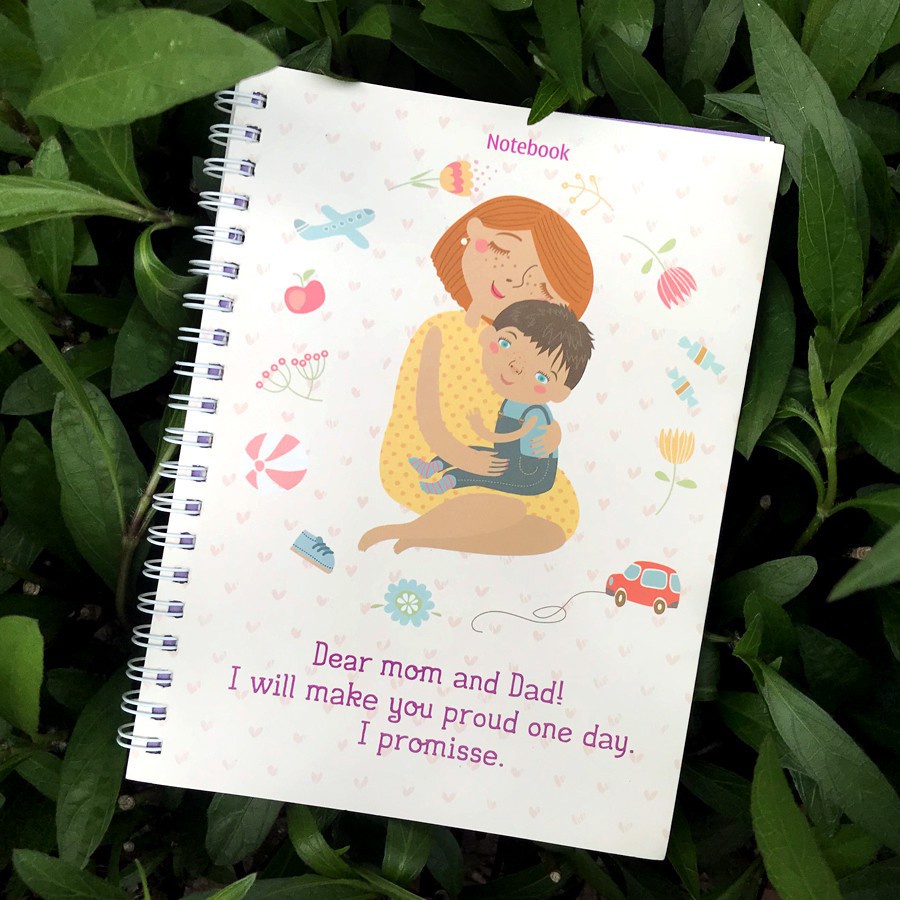 Notebook: Gia Đình Thân Yêu -  Dear Mom And Dad!