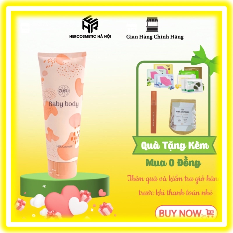 Kem baby body ZuYu dưỡng trắng, kem dưỡng lotion trắng da , thơm như nước hoa