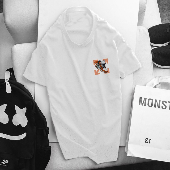 Áo thun nam tay ngắn❤️ Freeship 50k❤️ chất mềm mịn in giày NZ06 | BigBuy360 - bigbuy360.vn