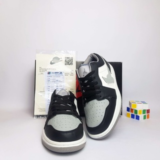 🔥FREE SHIP-HÀNG QUẢNG CHÂU 🔥Giày thể thao sneaker🔥Air Jordan 1 Low JD SATIN GREY TOE full box. Giày Đế Vương