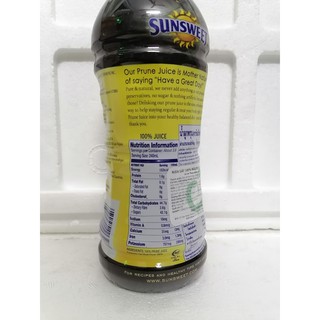 Nước Ép Sunsweet vị Mận Nguyên Chất