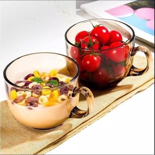 Set 2 cốc thuỷ tinh màu hổ phách 480ml