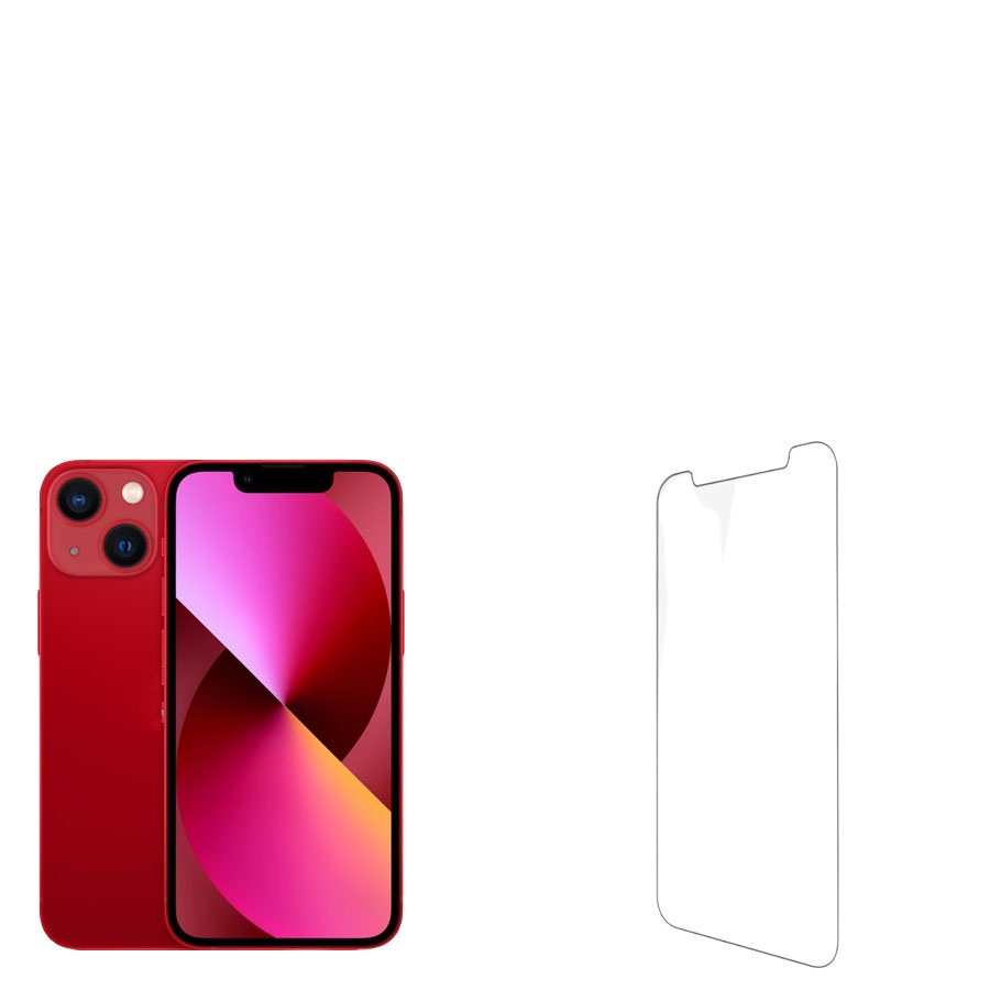 Kính cường lực iPhone 13 / iPhone 13 Pro (Loại KHÔNG Full, Trong suốt, Không viền)
