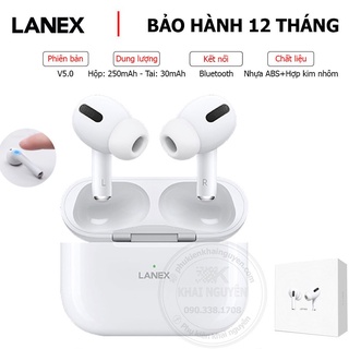 Tai nghe bluetooth lanex lep-w20 white tws chính hãng