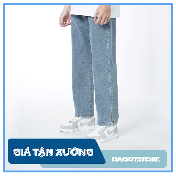 Quần jean nam ống rộng ✅ Oversize Nam Nữ phong cách Hàn Quốc ✅ Daddyst