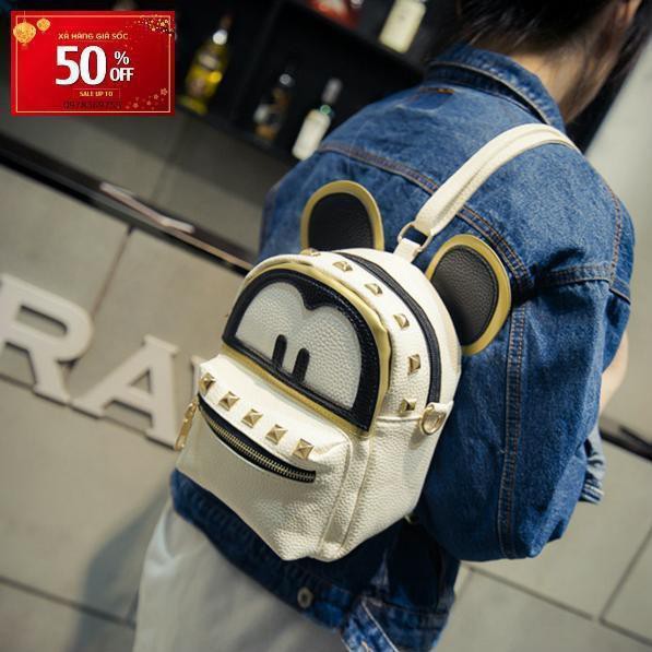 FREESHIP 99K TOÀN QUỐC - Balo Nữ Mickey 3 Trong 1 Mini Size Có Thể Làm Túi Đeo - 1397