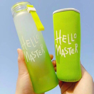 Bình Nước Thuỷ Tinh Hello Master