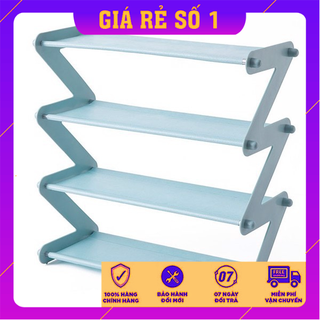 [Mã LIFEBKA5 giảm 10% tối đa 1 Triệu đơn 500k] Kệ để giày dép, Kệ để đồ đa năng 4 tầng chữ Z phong cách sang trọng