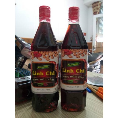 COMBO 2 CHAI NƯỚC MẮM CHAY LINH CHI - chai 1 Lít