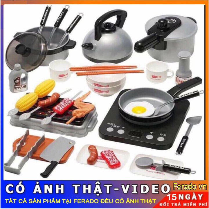 BỘ ĐỒ CHƠI NẤU ĂN TRẺ EM KITCHEN 36 CHI TIẾT