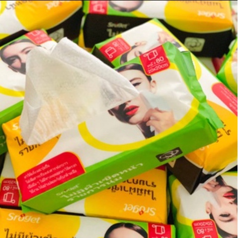 Khăn mặt khô thái lan dùng 1 lần Sroget, siêu mềm dai mịn rửa mặt vệ sinh - Chất liệu cao cấp