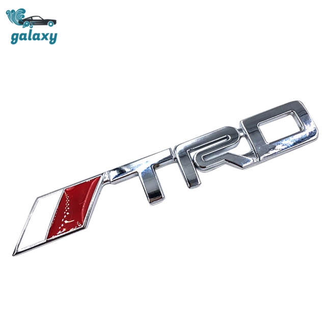 Galaxy Miếng Dán Logo TRD 3D Bằng Kim Loại Trang Trí Xe Hơi
