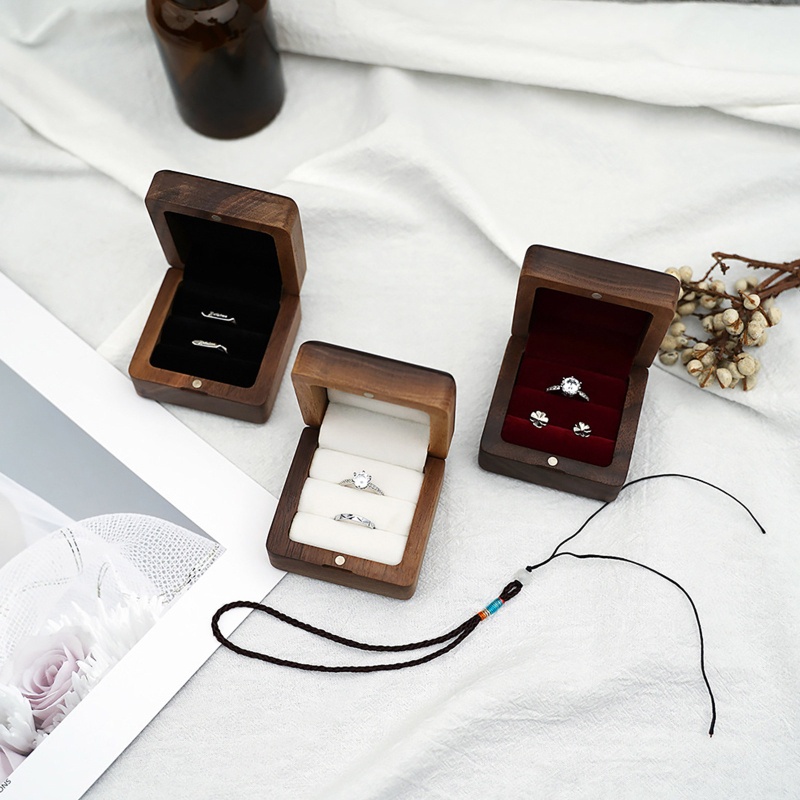 Hộp Đựng Trang Sức Bằng Gỗ Nhỏ Gọn Tiện Dụng