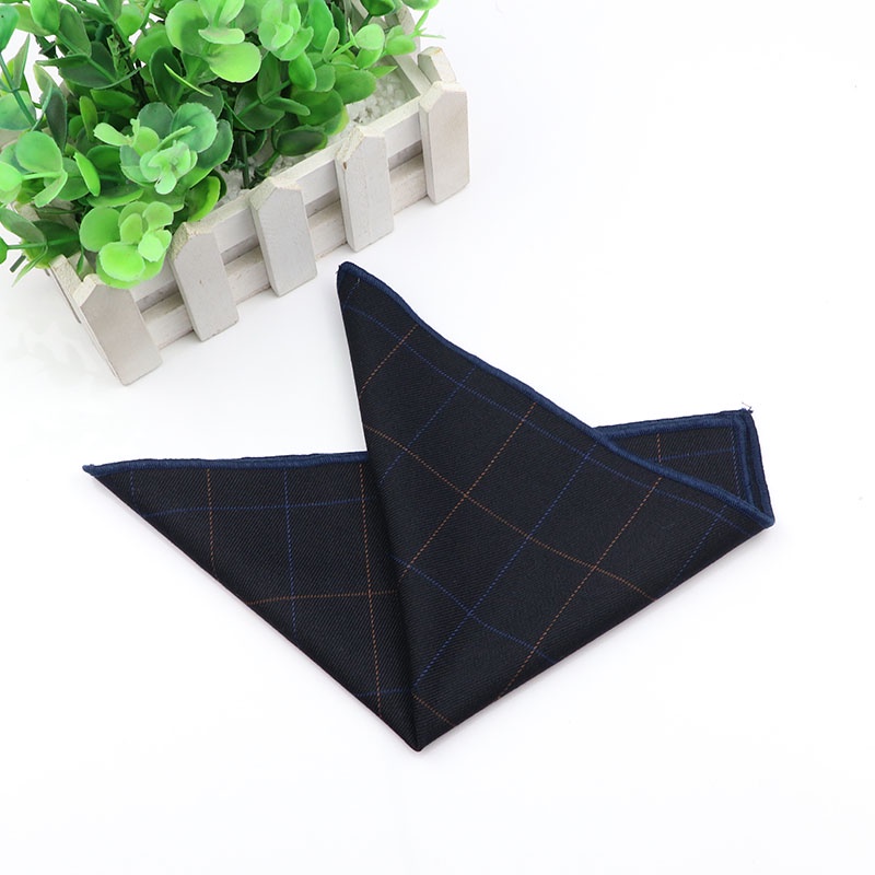 Khăn Tay Cotton Kẻ Sọc Caro Chất Lượng Cao Cho Nam