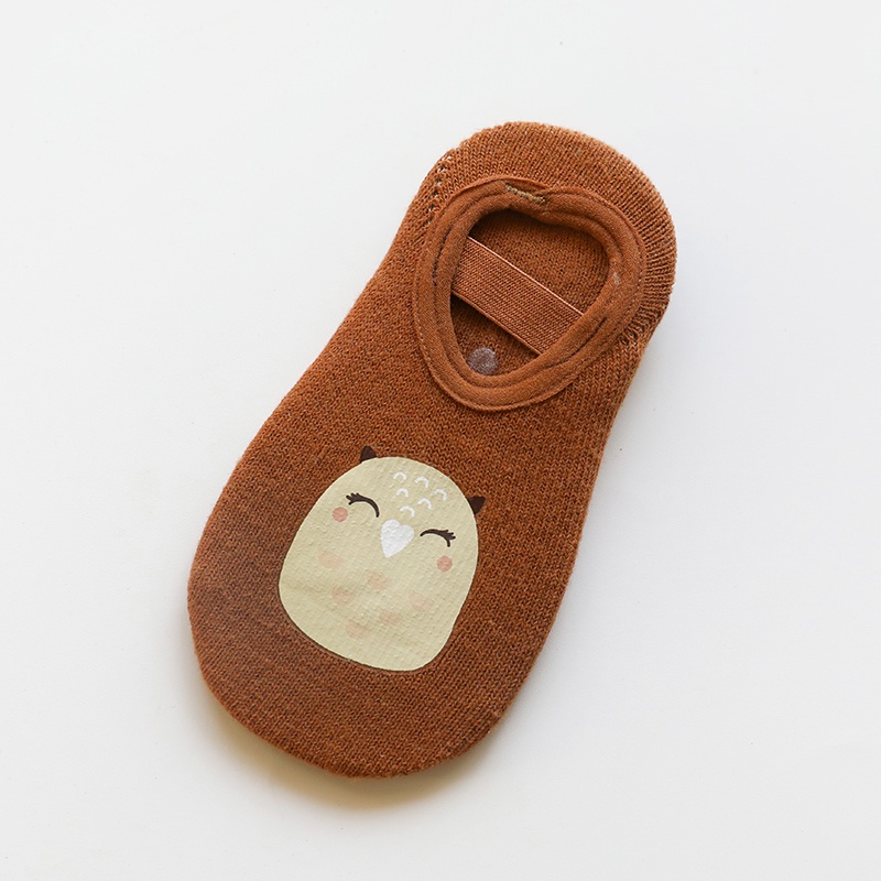 Vớ Cotton Chống Trượt In Họa Tiết Động Vật Dễ Thương Dành Cho Bé