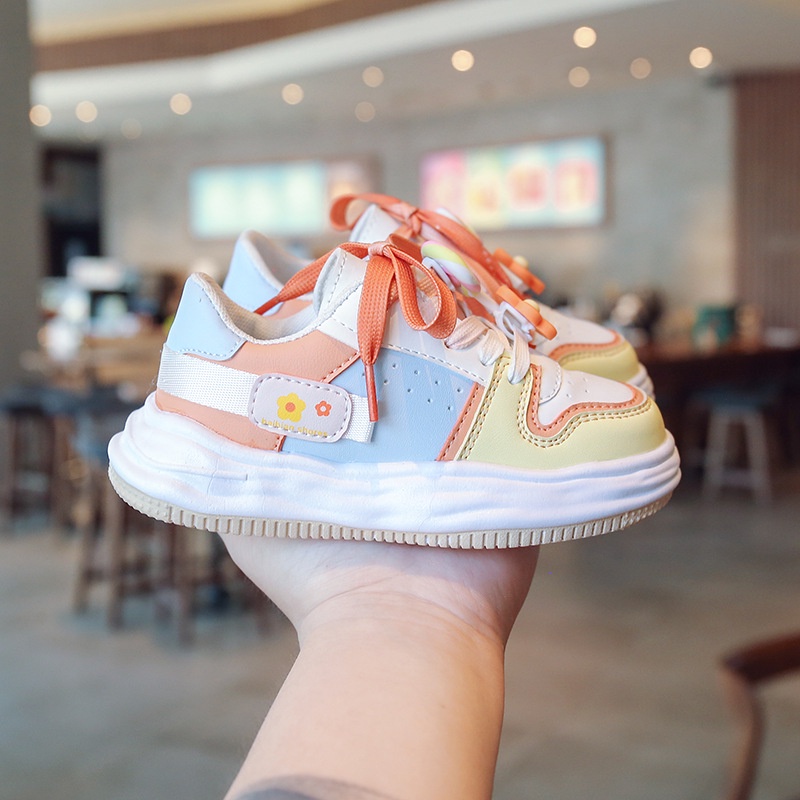 Giày sneaker cho bé gái, giày thể thao thời trang hình kẹo candy dễ thương BBW737 Tulastore