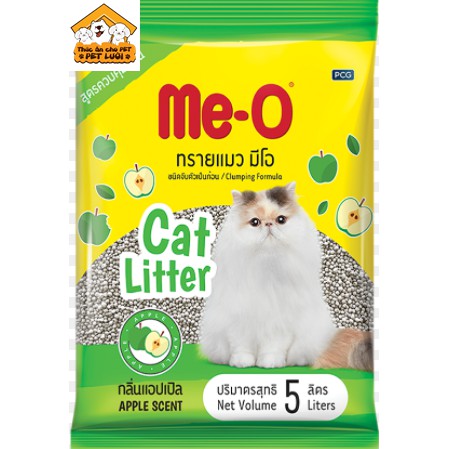 Cát vệ sinh Me-O Cat Litter (Hương Táo+ Hương Chanh) loại 5L