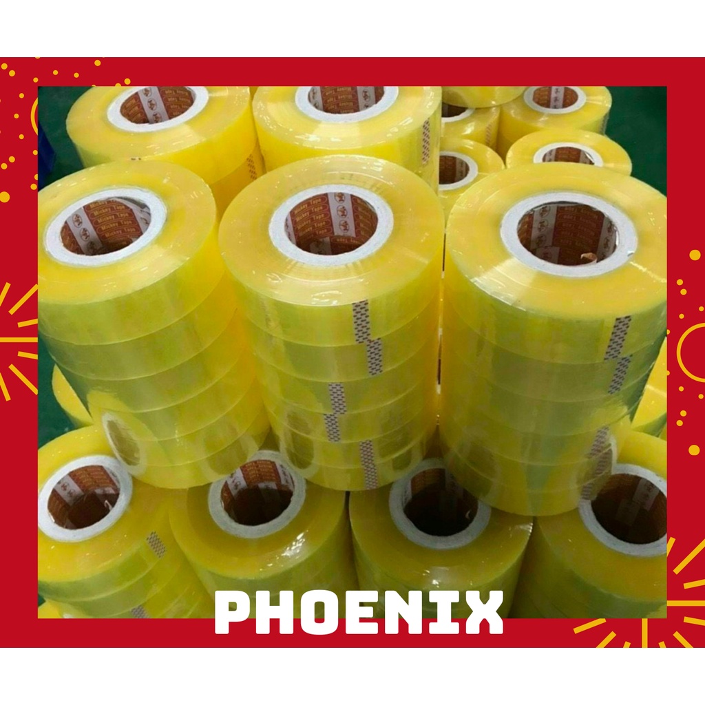 XƯỞNG SX băng keo băng dính dán thùng đóng hàng, văn phòng phẩm kích thước 48mm*50m*60mic giá tốt