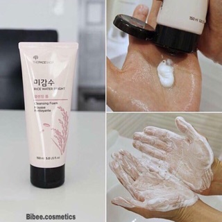 SỮA RỬA MẶT chiết xuất gạo THE FACE SHOP RICE WATER BRIGHT CLEANSING FOAM🌾