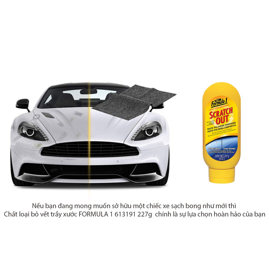 Chất loại bỏ vết trầy xước ô tô - xe máy FORMULA 1 613191