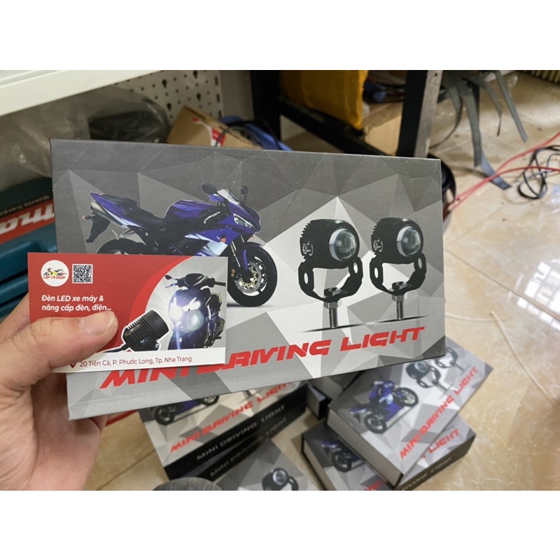 Đèn Trợ Sáng Bi Cầu Mini Chuẩn Loại 1 Nguồn Nhôm