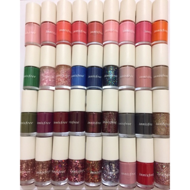 Sơn móng Innisfree Nail Real Color New 2016 #01-#19