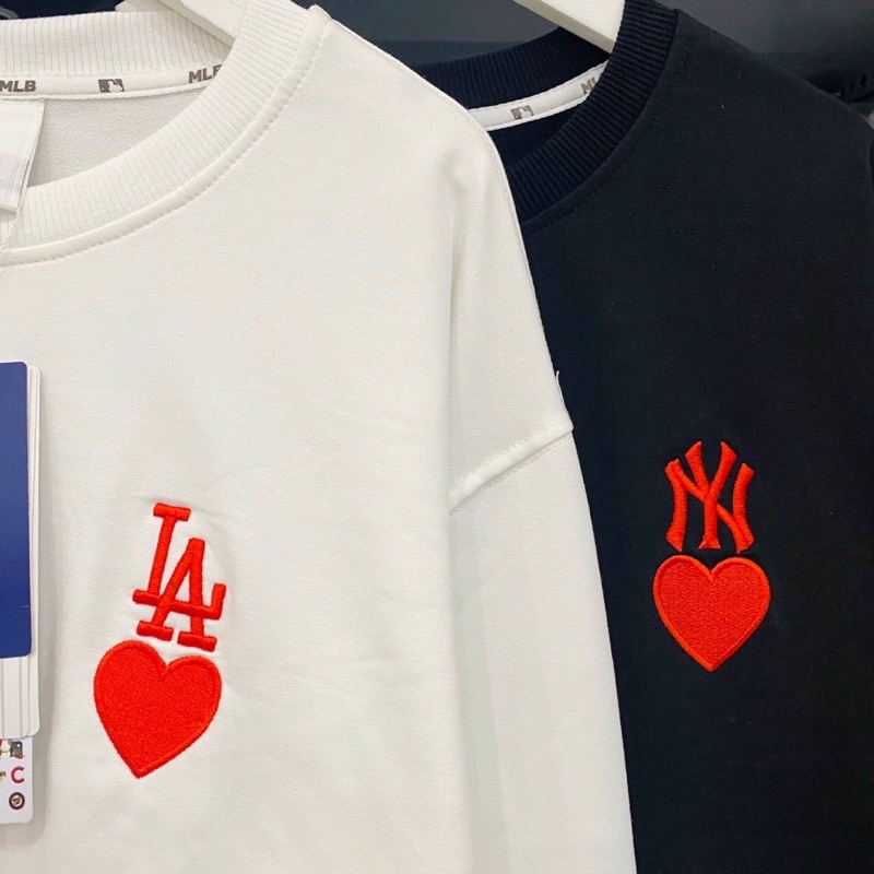 Áo đôi nam nữ Ny, LA món quà valentine ý nghĩa, áo sweater MIb hàng FULL TAG