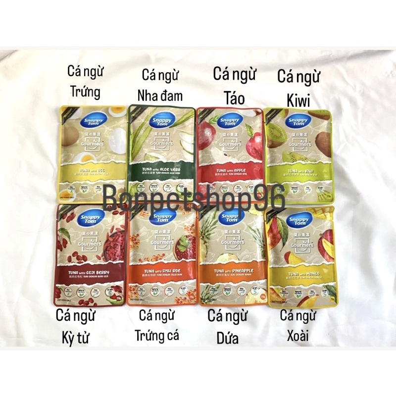 Pate Snappy Tom trái cây gói 70g HÀNG CHUẨN