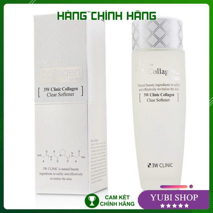 [HÀNG AUTH] NƯỚC HOA HỒNG 3W CLINIC COLLAGEN - HÀN QUỐC - NƯỚC HOA HỒNG 3W CLINIC COLLAGEN DƯỠNG TRẮNG VÀ TÁI TẠO DA