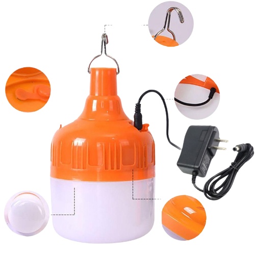 Bóng Đèn Tích Điện Bóng Tích Điện Đa Năng Siêu Sáng Đèn Led 100W