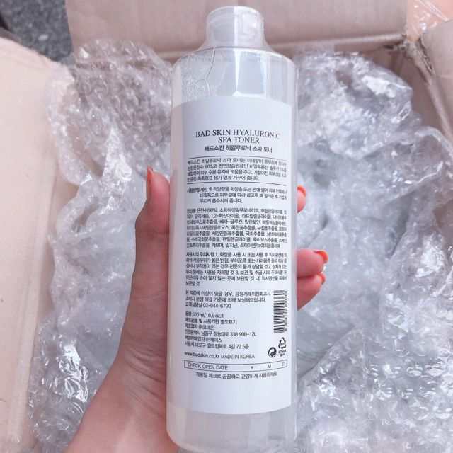 (Sẵn Có Bill)TONER CAO CẤP BAD SKIN HYALURONIC SPA TONER | BigBuy360 - bigbuy360.vn