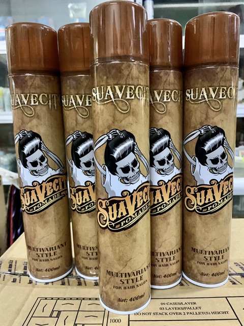 Gôm xịt tóc SUAVECITO 400ml