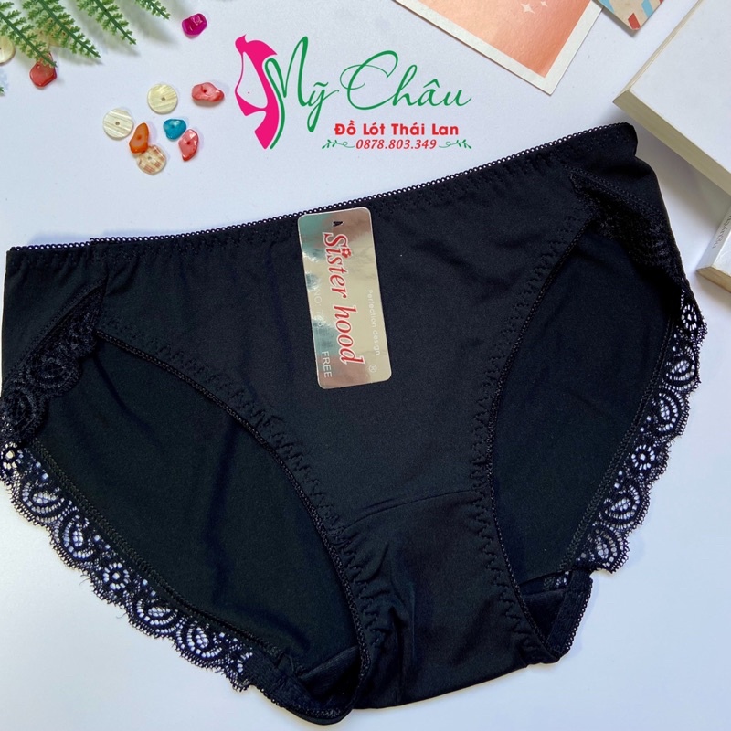 Quần Lót Nữ Thun Lạnh Phối Ren Trẻ Trung Dễ Thương Siêu Bền Hàng Nhập Khẩu, MỸ CHÂU - SHOP ĐỒ LÓT THÁI LAN 723 | BigBuy360 - bigbuy360.vn