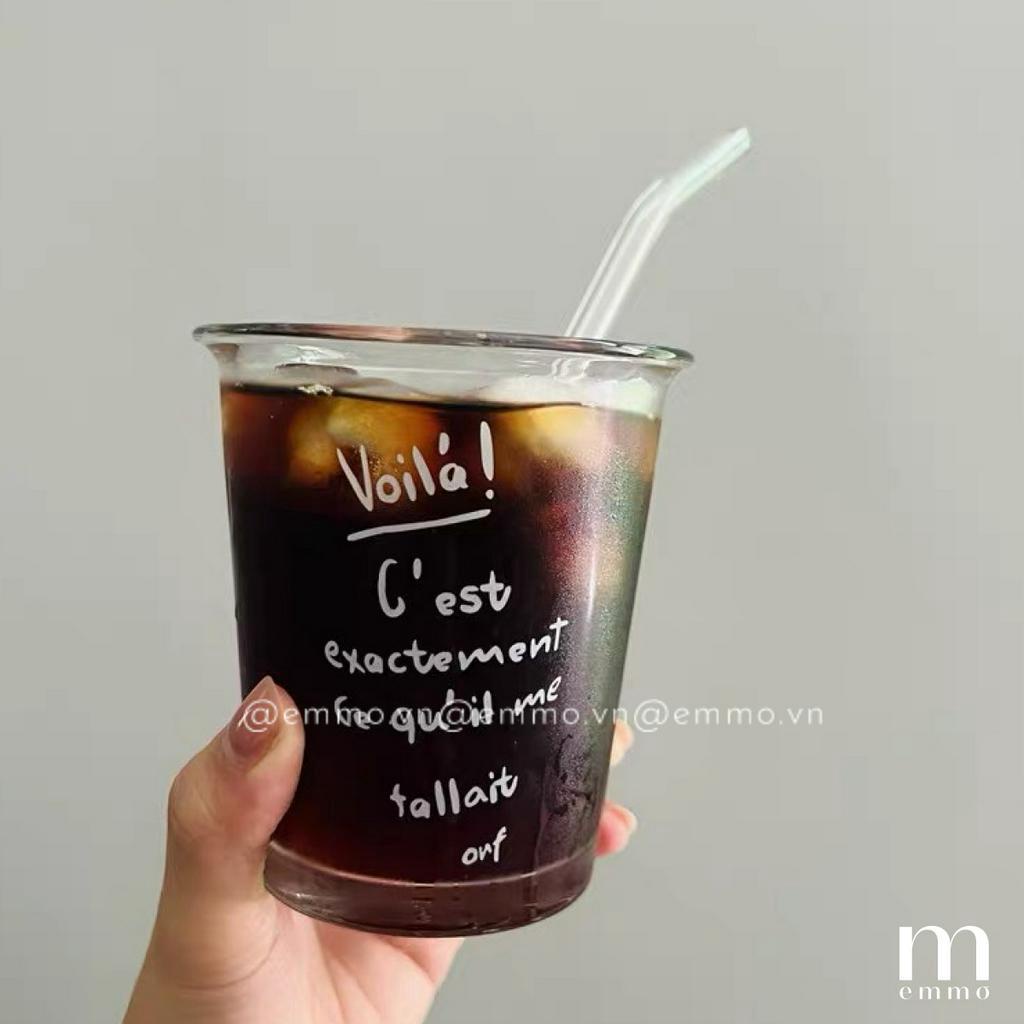 CỐC THỦY TINH TRONG SUỐT MIỆNG LOE EMMO WISP