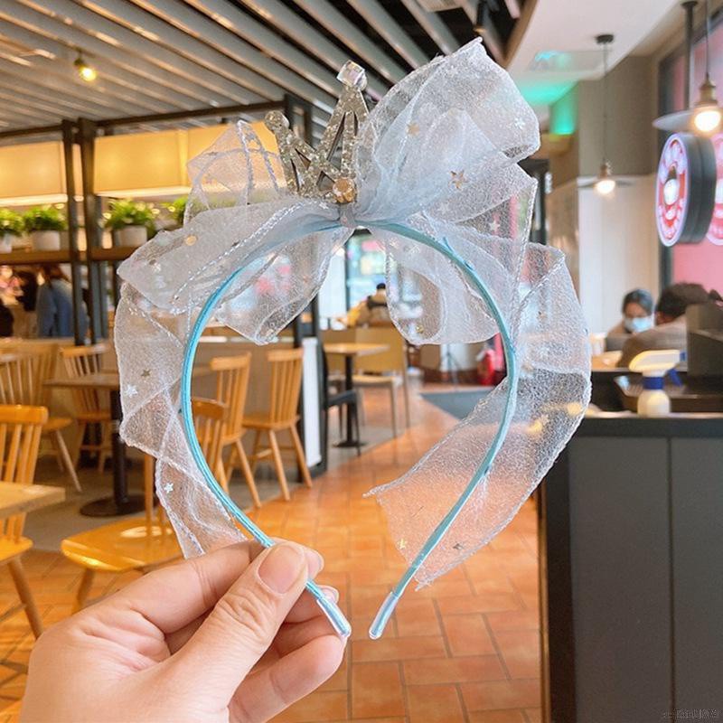 Băng đô cài tóc hình vương miệng công chúa thiết kế đơn giản thời trang Hàn Quốc cho bé