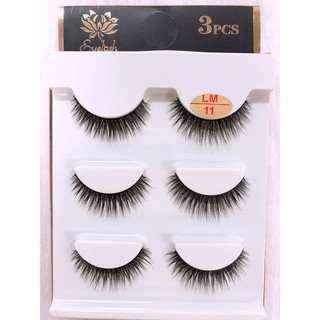 Lông Mi - Mi Giả 3D-11 Hộp 3 Cặp