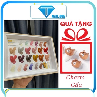 Sơn Thạch cao cấp sét 24 màu chính hãng, Sơn gel móng tay sét màu thạch bóng bền