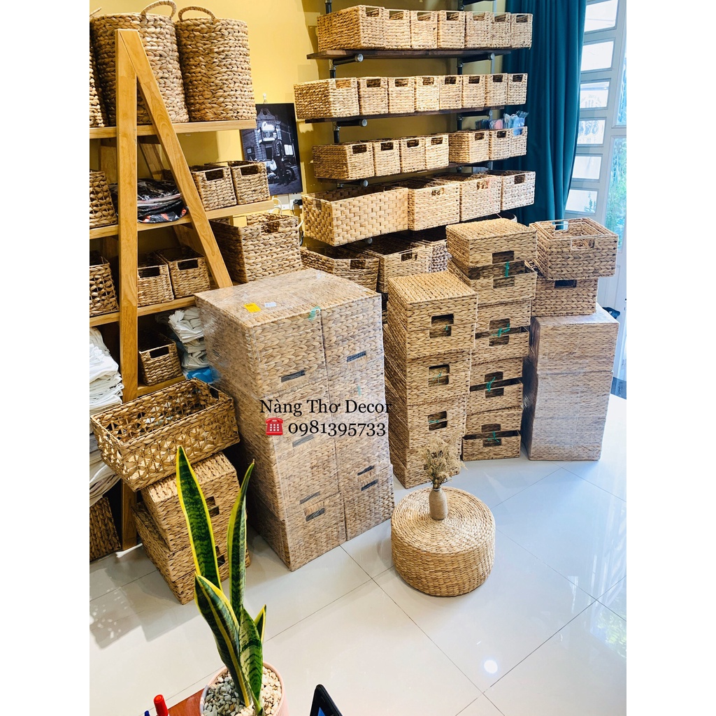 Khay Lục Bình Decor & Đựng Các Loại Vật Dụng Đa Năng