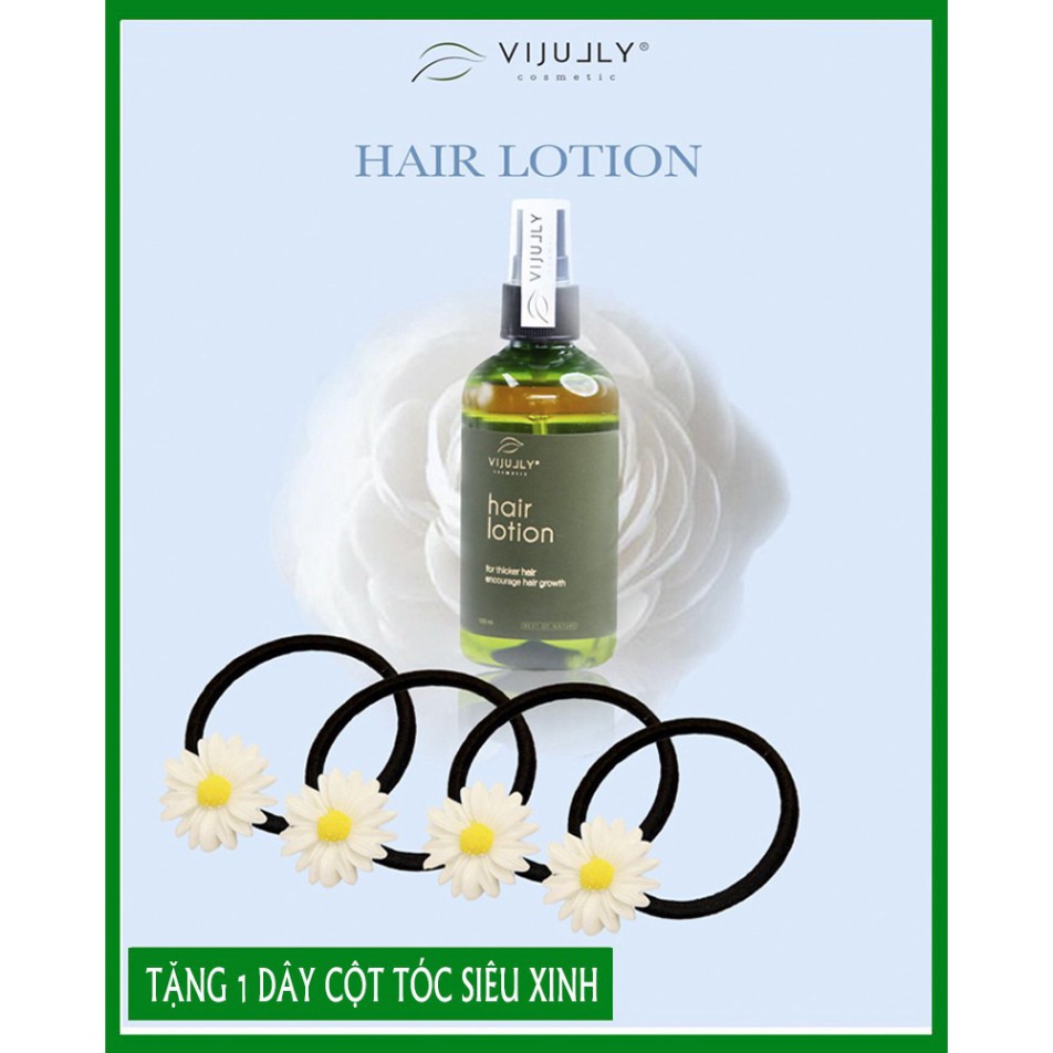Tinh dầu bưởi Vijully, Xịt dưỡng tóc Hair Lotion, Ngăn Ngừa Rụng Tóc, Kích Thích Mọc Tóc, 100ml