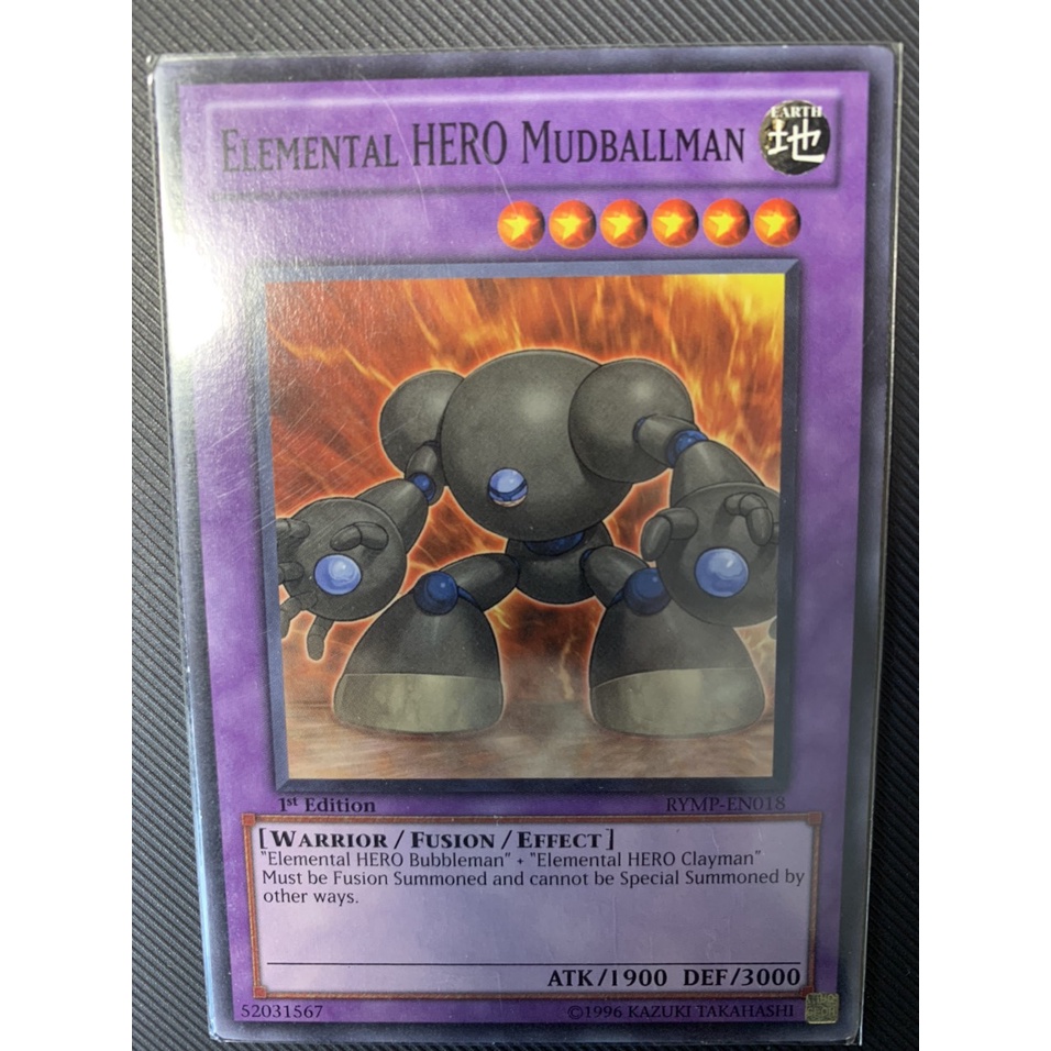 Thẻ bài Yugioh: Elemental Hero Mudballman - RYMP-EN018 - Common



