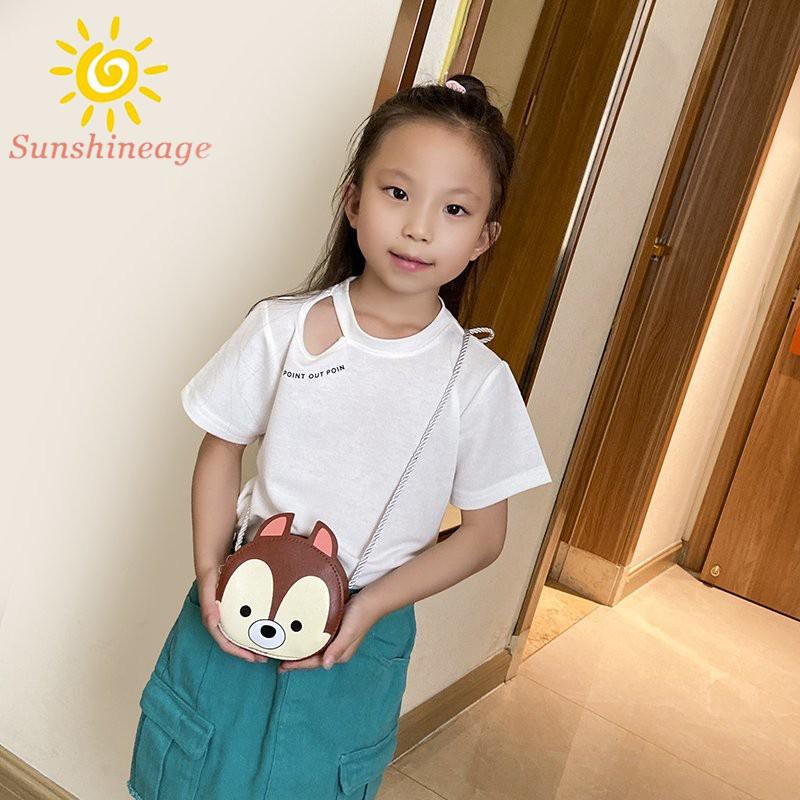 Túi Đeo Chéo Họa Tiết Hoạt Hình Dễ Thương Cho Bé