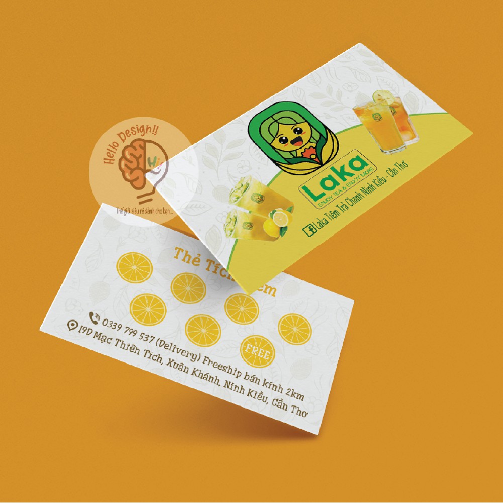 500 Thẻ Tích Điểm Cho Shop Quần Áo, Quán Ăn, Quán Trà Sữa Thiết Kế Theo Yêu Cầu