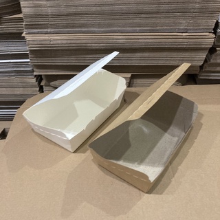 Combo 10 hộp giấy Ivory, Kraft đựng thực phẩm - hộp giấy đựng thức ăn hộp đựng cơm