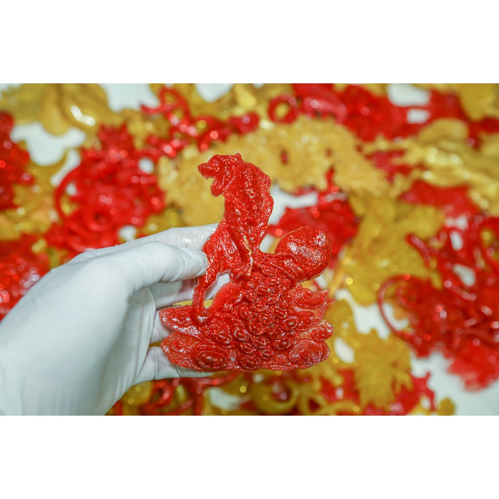 . Hình nổi thư pháp 3D-MẪU HỔ 2022[Trang trí dưa, dừa bưởi thư pháp ngày tết]ThanghaCalligraphy | BigBuy360 - bigbuy360.vn