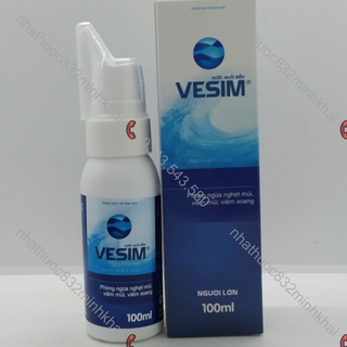 Nước Muối Biển Dạng Xịt Vesim