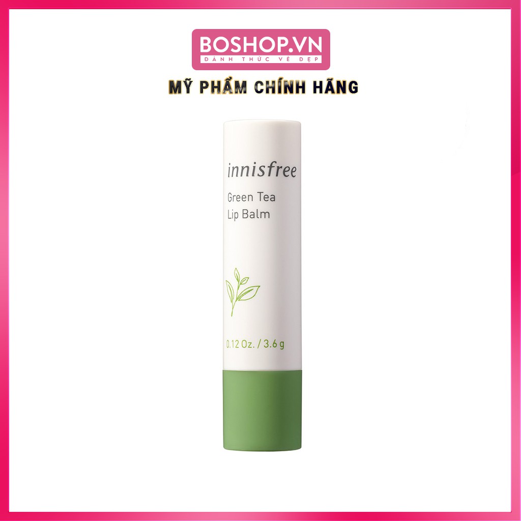 Son Dưỡng Trà Xanh Innisfree Green Tea Lip Balm 3.6g